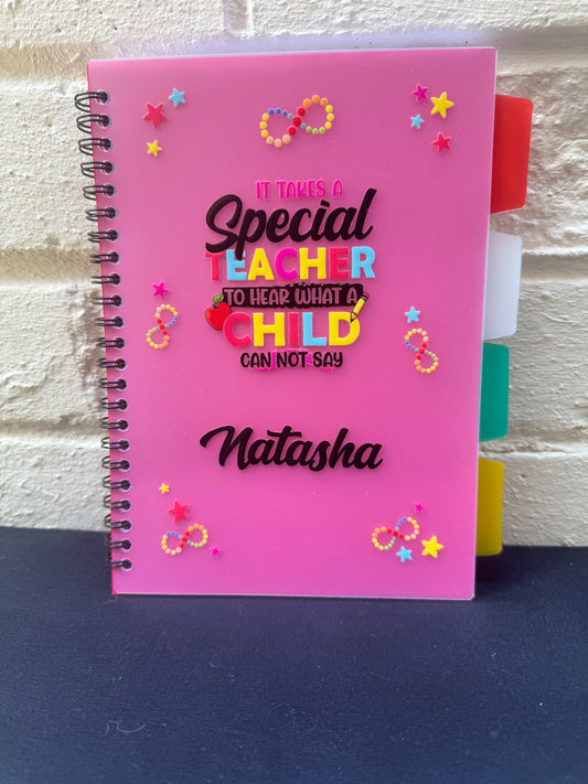 Special teacher notebook