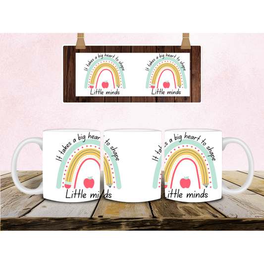 Big Heart Little Minds mug