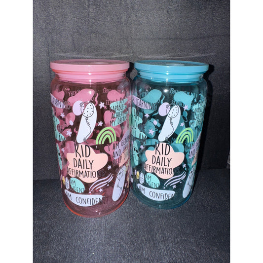 Kids daily affirmations 16oz